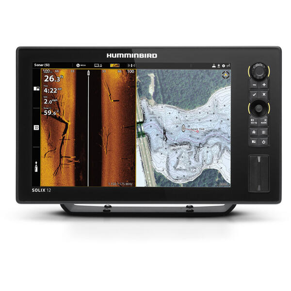 HUMMINBIRD SOLIX 12 CHIRP MEGA SI+, DI+, CHIRP 2D, GPS G3