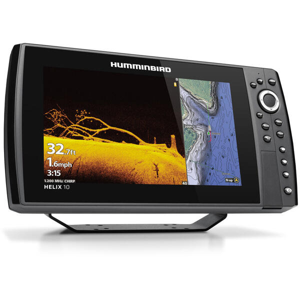 HUMMINBIRD HELIX 10 CHIRP MEGA SI+, DI+, CHIRP 2D, GPS G4N, W/O TRANSDUCER