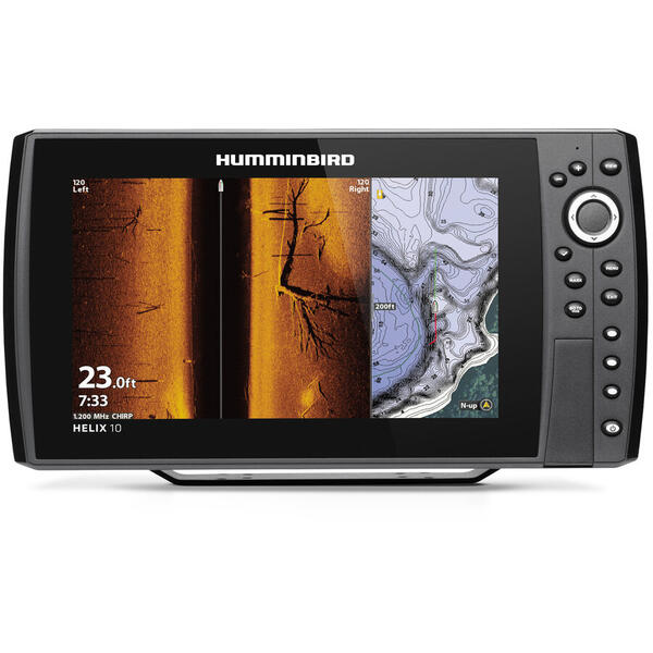 HUMMINBIRD HELIX 10 CHIRP MEGA SI+, DI+, CHIRP 2D, GPS G4N