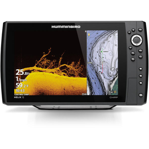 HUMMINBIRD HELIX 12 CHIRP MEGA DI+ CHIRP 2D, GPS, G4N