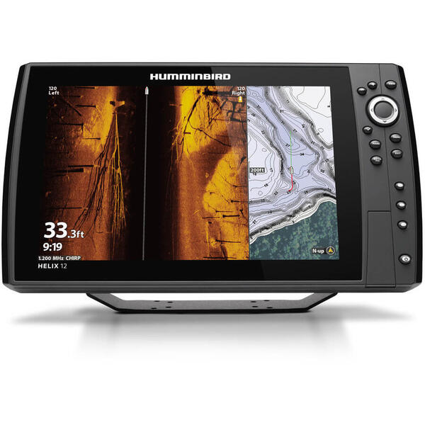 HUMMINBIRD HELIX 12 CHIRP MEGA SI+, DI+, CHIRP 2D, GPS G4N