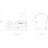 HAWKE RED DOT SIGHT REFLEX DIGITAL CONTROL WIDE