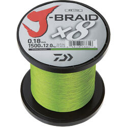 XX FIR DAIWA J-BRAID X8E CHARTREUSE 013MM/8,0KG/3000M