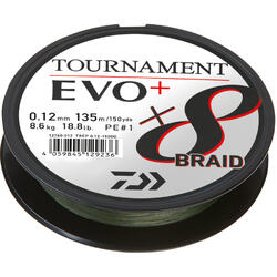 TOURNAMENT 8XBRAID EVO+ VERDE 018MM/15,8KG/270M