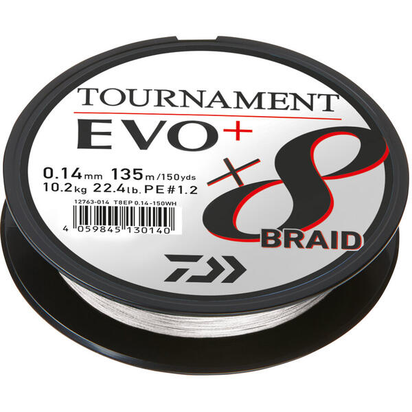 DAIWA TOURNAMENT 8XBRAID EVO+ ALB 016MM/12,2KG/135M