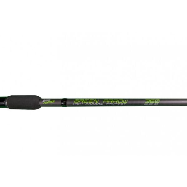 LANSETA SENSAS 3+3BUC GREEN ARROW FEEDER 3,60M/70-120G