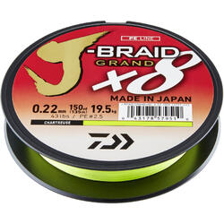 DAIWA J-BRAID GRAND X8E CHARTR. 006MM/5,0KG/135M