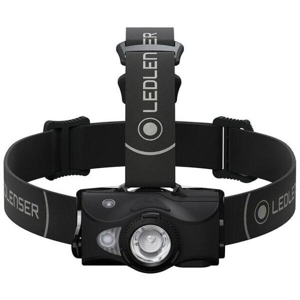 LEDLENSER MH8 BLACK-BLACK 600LM+ACUM+USB