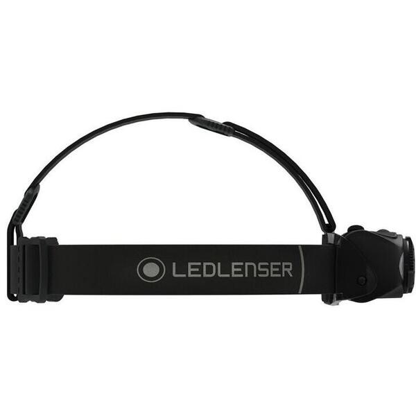 LEDLENSER MH8 BLACK-BLACK 600LM+ACUM+USB