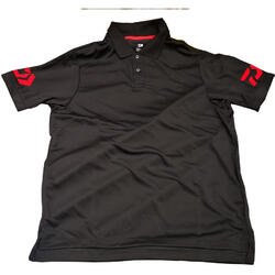 DAIWA TRICOU POLO  BLACK/RED MAR.3XL