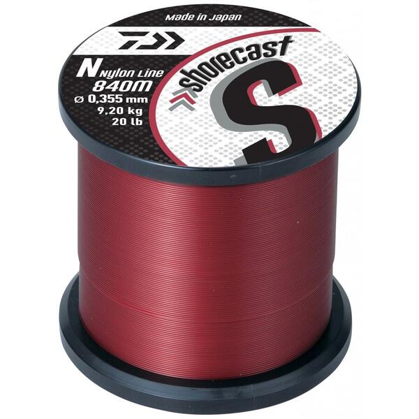 DAIWA FIR MONO RED SHORECAST 025MM/5.00KG/1850M