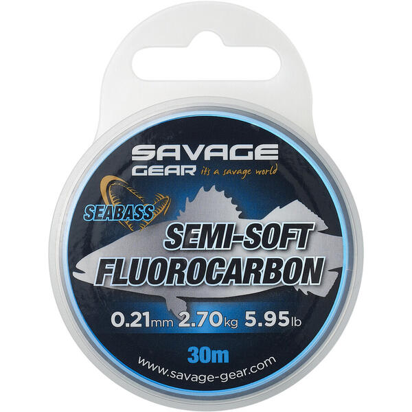 SAVAGE GEAR FIR SEMI SOFT FLUOROCARBON SEABASS 021MM/2,70KG/30M