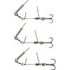 SAVAGE GEAR MONT. CORKSCREW STINGER 3G NR.1X1/0/35KG RED+BN 2BUC/PL