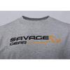 SAVAGE GEAR TRICOU SIGNATURE LOGO GREY MELANGE MAR.S