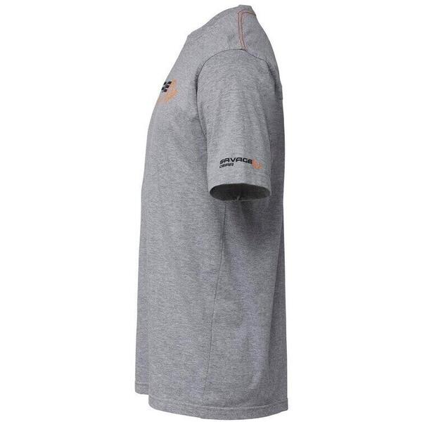 SAVAGE GEAR TRICOU SIGNATURE LOGO GREY MELANGE MAR.S