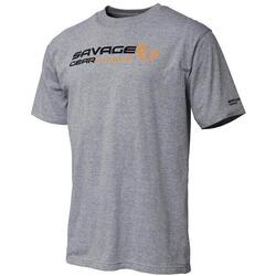 TRICOU SIGNATURE LOGO GREY MELANGE MAR.S