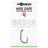 KORDA CARLIG BASIX WIDE GAPE NR.4 10BUC/PL