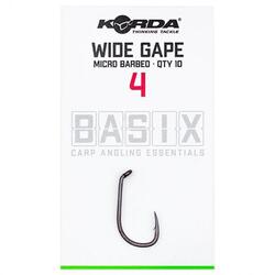 KORDA CARLIG BASIX WIDE GAPE NR.4 10BUC/PL