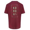 KORDA TRICOU LE LOYAL TEE BURGUNDY MAR.L