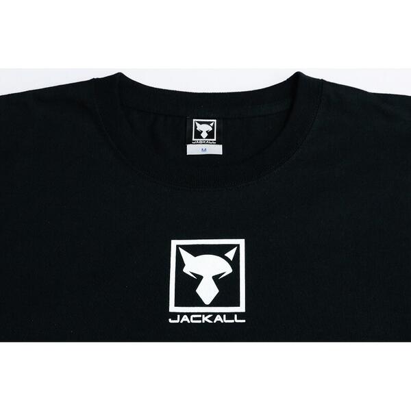 JACKALL TRICOU SQUARE LOGO BLACK MAR.M