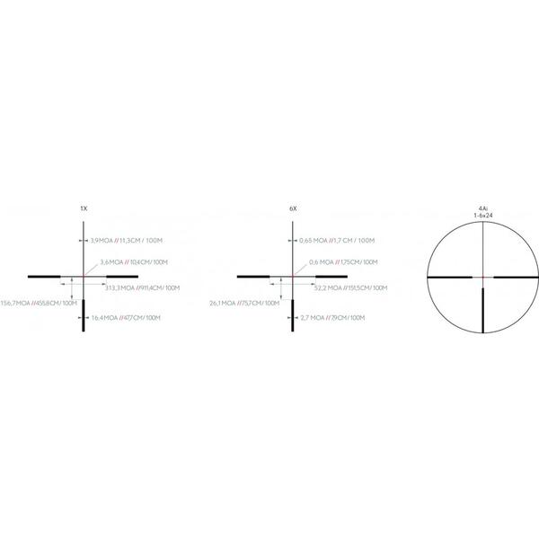 KITE OPTICS LUNETA K6 HD 1-6X24/IRA4I/30MM