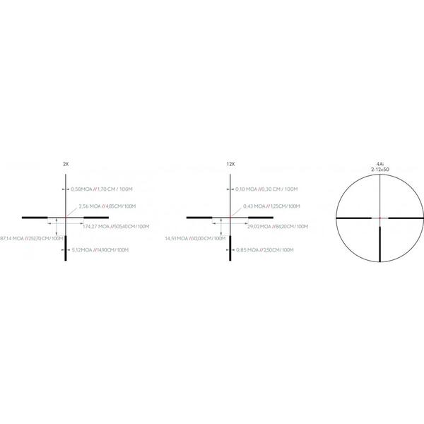 KITE OPTICS LUNETA K6 HD 2-12X50/IRA4I/30MM