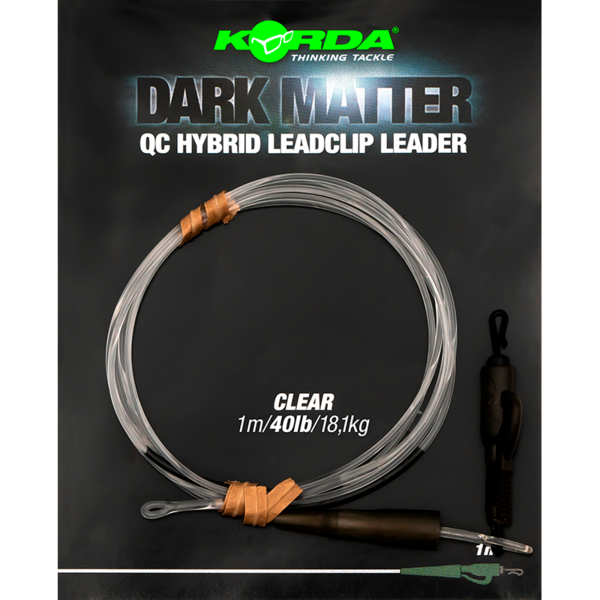 KORDA MONTURA HYBRID QC LEAD CLIP CLEAR