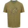 KORDA TRICOU LE DISTRESSED LOGO TEE OLIVE MAR.S