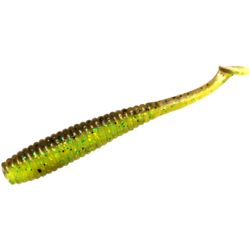 I SHAD TAIL 2.8INCH GREEN PUMPKIN/CHART 6BUC/PL