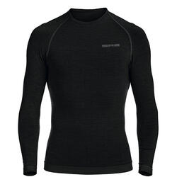 BLUZA FIRST-LAYER AERO2 BLACK LANA 81% MAR.2XL