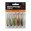 SAVAGE GEAR SHAD CRAFT 10CM/6G CLEAR WATER MIX 5BUC/PL