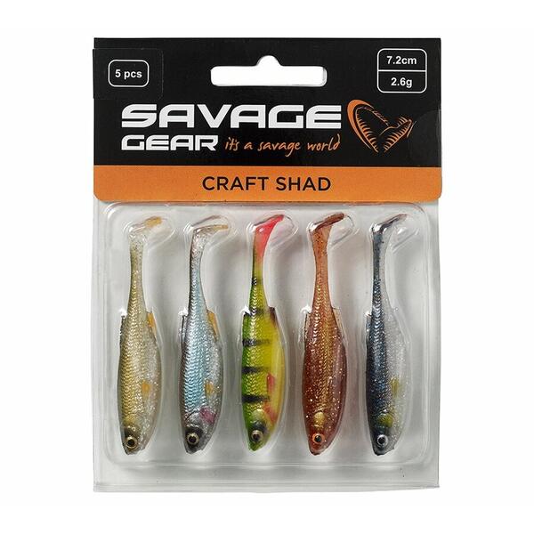 SAVAGE GEAR SHAD CRAFT 10CM/6G CLEAR WATER MIX 5BUC/PL