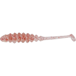 SHAD TIDEBEAT1,5INCH CLEAR RED FLAKE 10BUC/PL