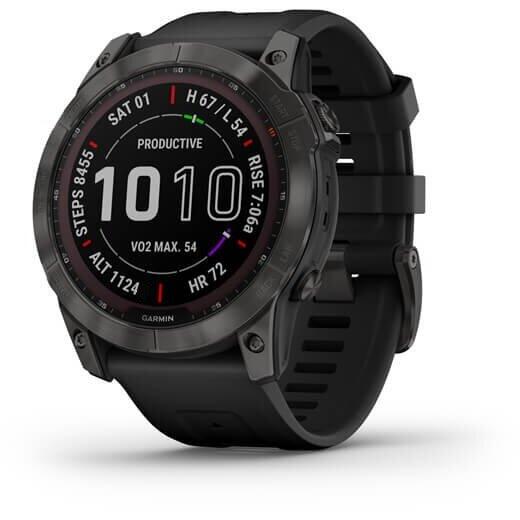 GARMIN CEAS FENIX 7X SAPPHIRE SOLAR CARB.GRAY TI/BLACK 51MM EMEA