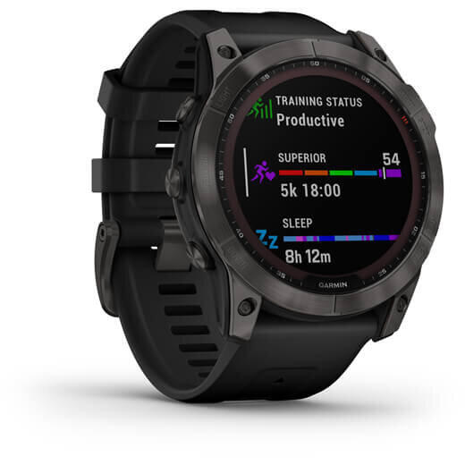 GARMIN CEAS FENIX 7X SAPPHIRE SOLAR CARB.GRAY TI/BLACK 51MM EMEA