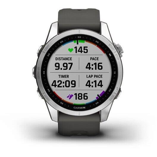 GARMIN CEAS FENIX 7S SILVER/GRAPHITE 42MM