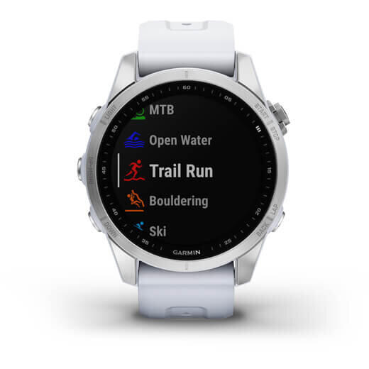 GARMIN CEAS FENIX 7S SILVER/WHITESTONE 42MM