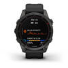 GARMIN CEAS FENIX 7S SAPPHIRE SOLAR CARBON GRAY TI/BLACK 42MM