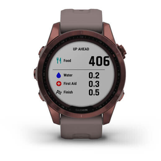 GARMIN CEAS FENIX 7S SAPPHIRE SOLAR DARK BRONZE TI/GRAY 42MM