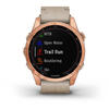 GARMIN CEAS FENIX 7S SAPPHIRE SOLAR ROSE GOLD TI/PIELE 42MM