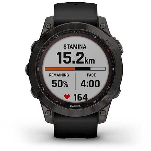 GARMIN CEAS FENIX 7 SAPPHIRE SOLAR CARB.GRAY TI/BLACK 47MM