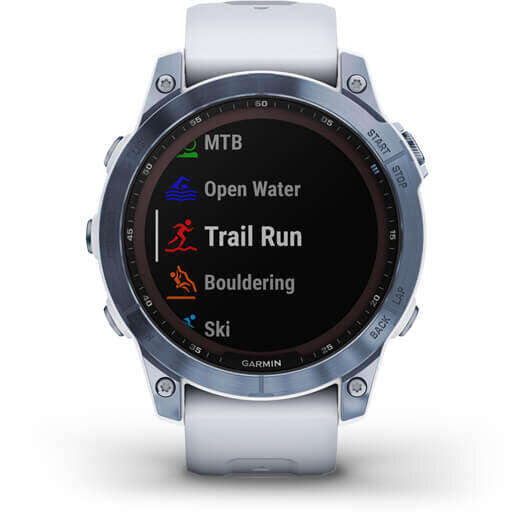 GARMIN CEAS FENIX 7 SAPPHIRE SOLAR MINERAL BLUE TI/WHITE 47MM