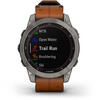 GARMIN CEAS FENIX 7 SAPPHIRE SOLAR TITAN/PIELE 47MM