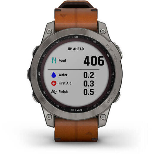 GARMIN CEAS FENIX 7 SAPPHIRE SOLAR TITAN/PIELE 47MM