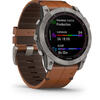 GARMIN CEAS FENIX 7X SAPPHIRE SOLAR TITAN/PIELE 51MM