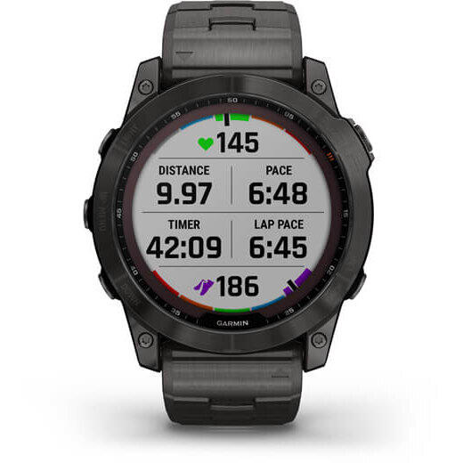 GARMIN CEAS FENIX 7X SAPPHIRE SOLAR CARB.GRAY TI/BLAKE 51MM