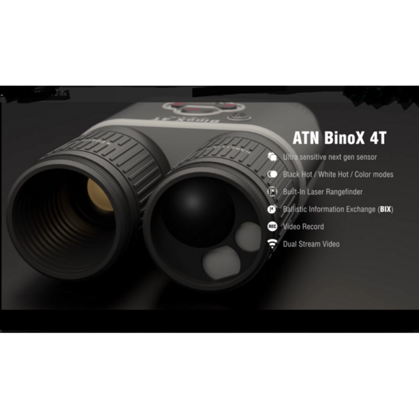 ATN BINOCLU VEDERE TERMICA BINOX 4T 25MM 2-8X 384X288 WIFI