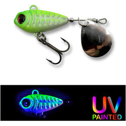 SPINNER SKELETONIK PRO WHITE/CHARTREUSE 18G