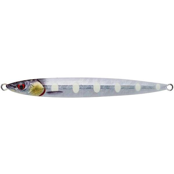 SAVAGE GEAR NALUCA 3D SLIM JIG MINNOW 15CM/100G SINKING BONE WHITE GLOW PHP