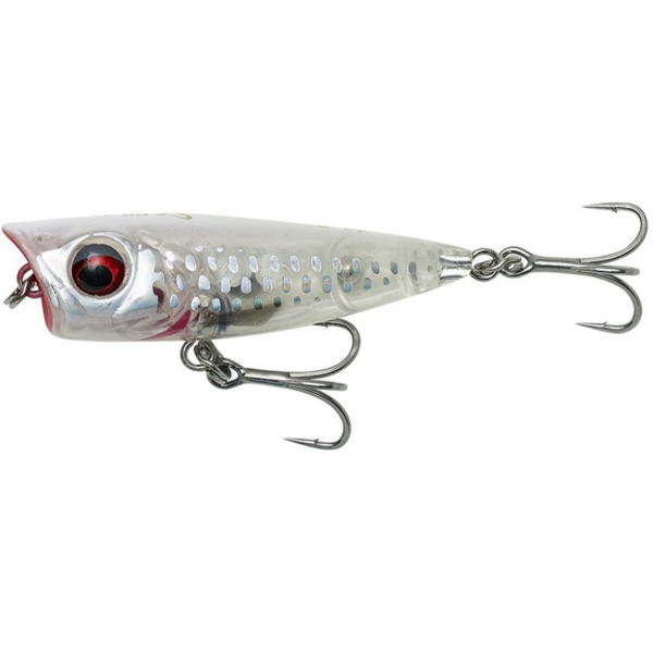 SAVAGE GEAR VOBLER 3D MINNOW POPPER 4,3CM/2,6G CRYSTAL WHITE